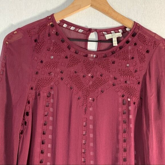 Joie Raisin Gaiane Embroidered Eyelet Blouse - Picture 5 of 11